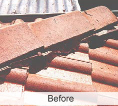 Roof Tiling Ridge Cap Deterioration
